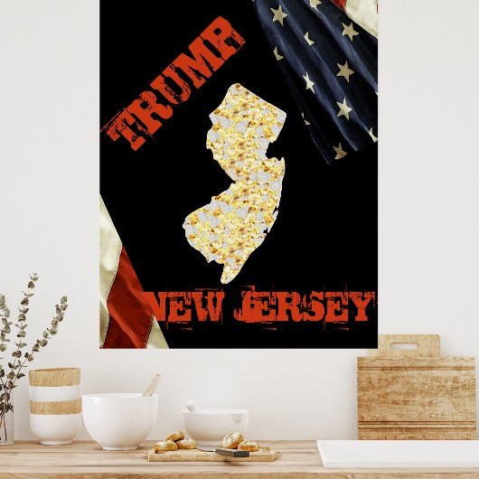 NEW JERSEY POSTER (Küche)