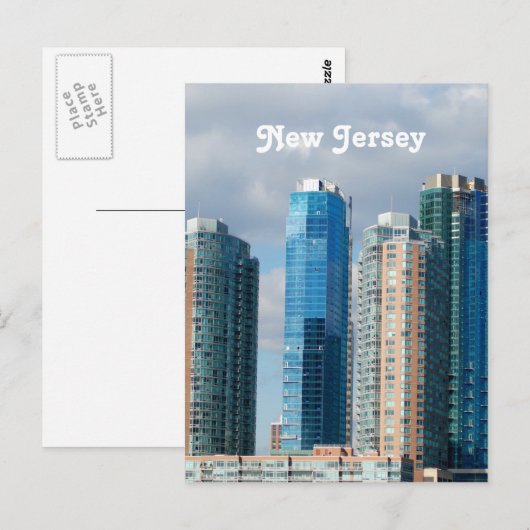 New Jersey Postkarte (Vorne/Hinten)