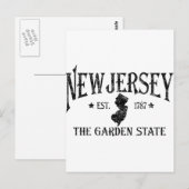 New Jersey Postkarte (Vorne/Hinten)