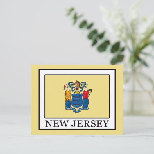 New Jersey Postkarte (Stehend Vorderseite)