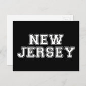 New Jersey Postkarte (Vorne/Hinten)