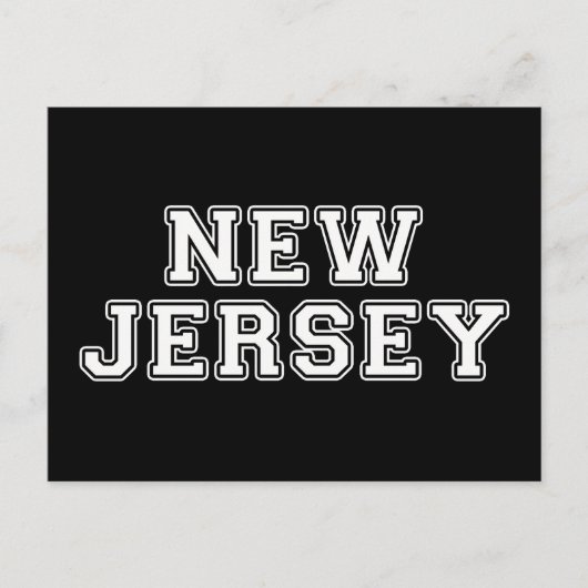 New Jersey Postkarte (Vorderseite)