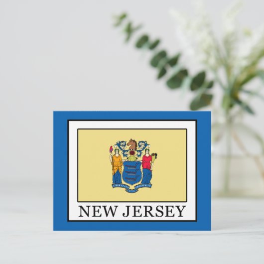 New Jersey Postkarte (Stehend Vorderseite)