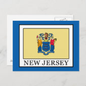 New Jersey Postkarte (Vorne/Hinten)