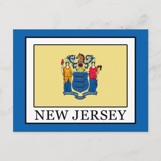 New Jersey Postkarte (Vorderseite)