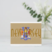New Jersey Postkarte (Stehend Vorderseite)