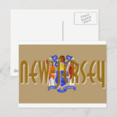 New Jersey Postkarte (Vorne/Hinten)
