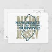 New Jersey Postkarte (Vorne/Hinten)