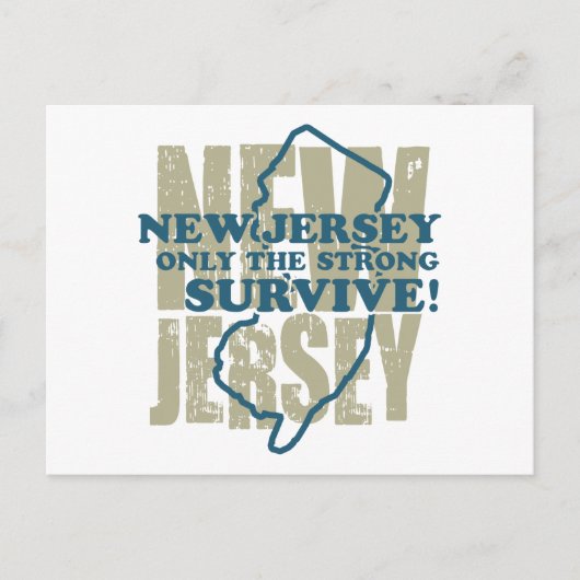 New Jersey Postkarte (Vorderseite)