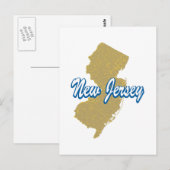 New Jersey Postkarte (Vorne/Hinten)