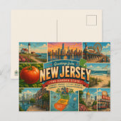 New Jersey Postkarte (Vorne/Hinten)