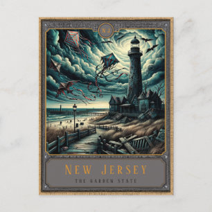 New Jersey   Postkarte Gothic Art
