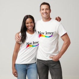 New Jersey Pride Regenbogen-Welle Pride-Parade NJ T-Shirt