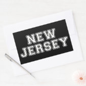 New Jersey Rechteckiger Aufkleber (Umschlag)