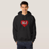 New Jersey Red Heart - I Liebe NJ Hoodie (Vorne ganz)