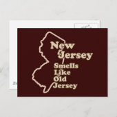 New Jersey riecht wie Old Jersey Postkarte (Vorne/Hinten)