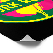 New Jersey Rk Roll Nj Garden State Parkway Sign Gr Poster (Ecke)