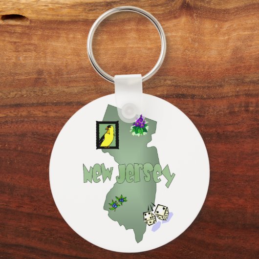 New Jersey Schlüsselanhänger (Vorderseite)