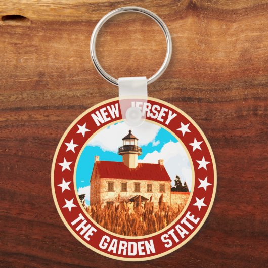 New Jersey Schlüsselanhänger (Rückseite)