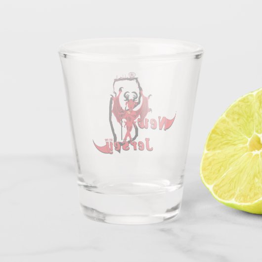 New-Jersey Schnapsglas (Rückseite)