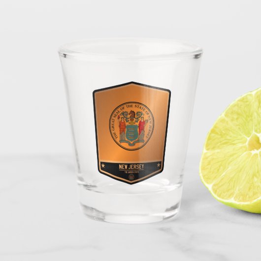 New Jersey Schnapsglas (Vorderseite)
