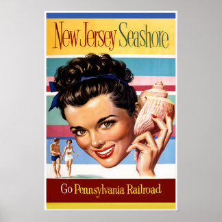 New Jersey Seashore Plakat