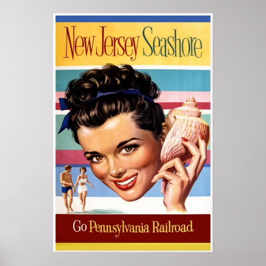 New Jersey Seashore Plakat (Vorne)