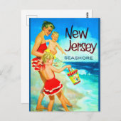 New Jersey Seashore Postcard Postkarte (Vorne/Hinten)