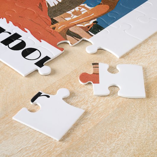 New-Jersey setzt ~ Steinhafen auf den Strand Puzzle (Seite)