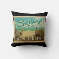 New Jersey Shore Beach Vintage Travel