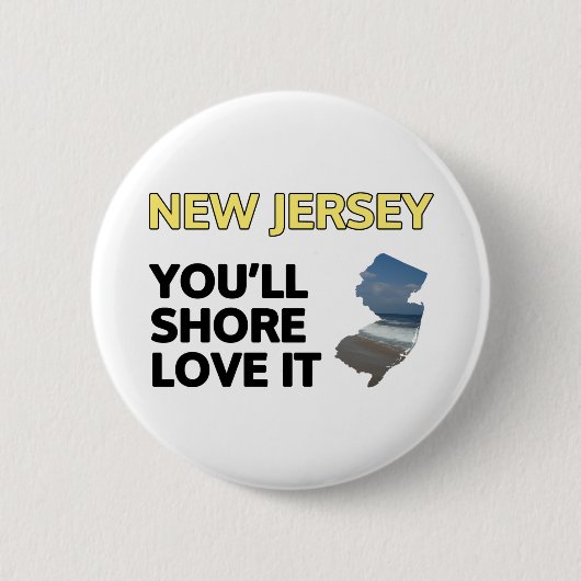 New Jersey: Sie werden die Liebe abkühlen Button (Vorderseite)