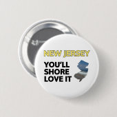 New Jersey: Sie werden die Liebe abkühlen Button (Vorne & Hinten)