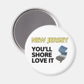 New Jersey: Sie werden die Liebe abkühlen Magnet (Vorderseite/Rückseite)