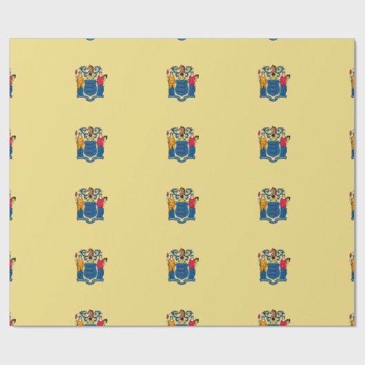 New Jersey-Siegel Geschenkpapier (Flach)