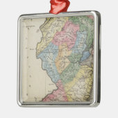 New Jersey Silbernes Ornament (Links)
