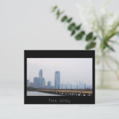 New Jersey Skyline Postcard Postkarte (Stehend Vorderseite)