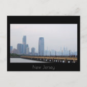 New Jersey Skyline Postcard Postkarte (Vorderseite)