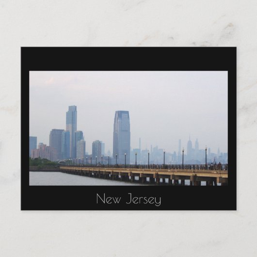 New Jersey Skyline Postcard Postkarte (Vorderseite)