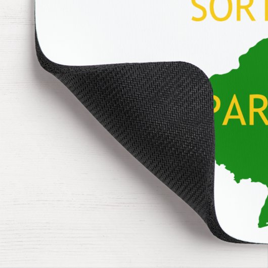 New Jersey Sorta like Paradise. Mousepad (Ecke)