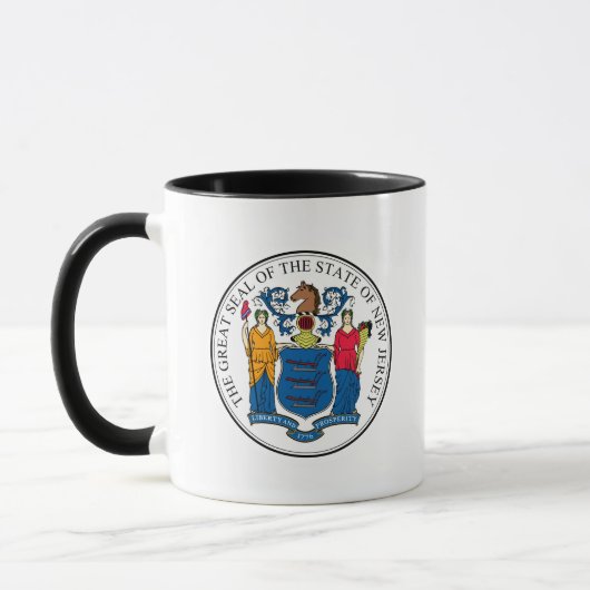 New Jersey Staat Siegel - Tasse (Links)