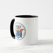 New Jersey Staat Siegel - Tasse (Vorderseite Links)