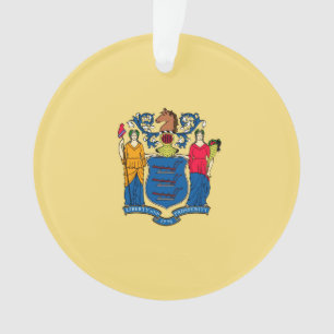 New-Jersey Staats-Flaggen-Entwurfs-Dekor Ornament