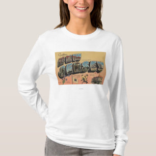 New-Jersey (Staats-Hauptstadt/Blume/Vogel) T-Shirt