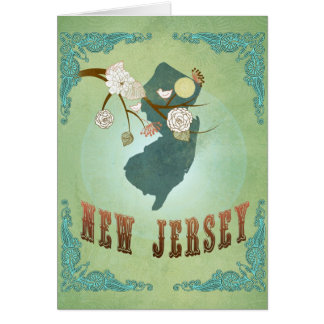 New Jersey Staatskarte – Grün