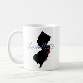 New Jersey Stadt mit Herz Kaffeetasse