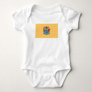 New Jersey State Flag Baby Strampler