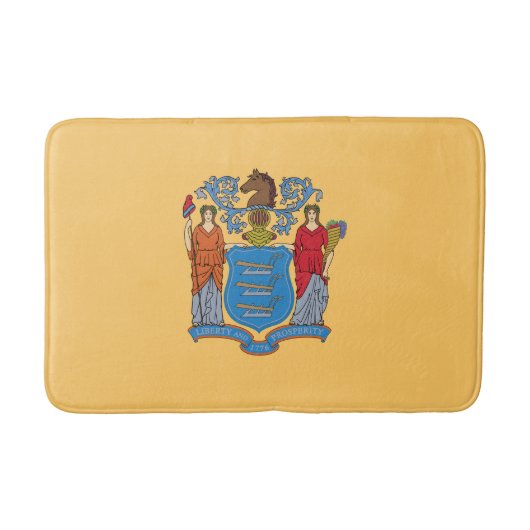 New Jersey State Flag Badematte (Vorderseite)
