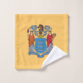 New Jersey State Flag Badhandtuch Set (Waschlappen)