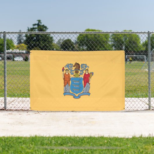 New Jersey State Flag Banner (InSitu)