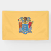 New Jersey State Flag Banner (Horizontal)